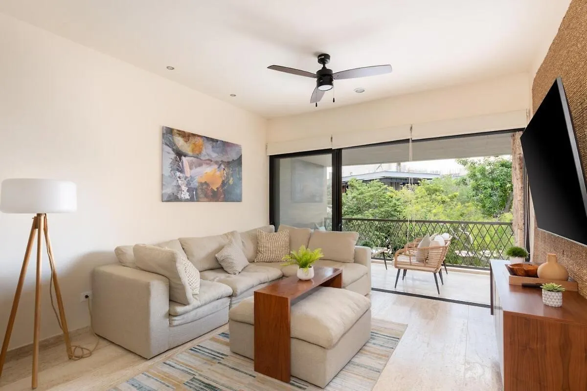 Ph 3 Bdr, Priv Pool, Barbacue In Tulum Apartment