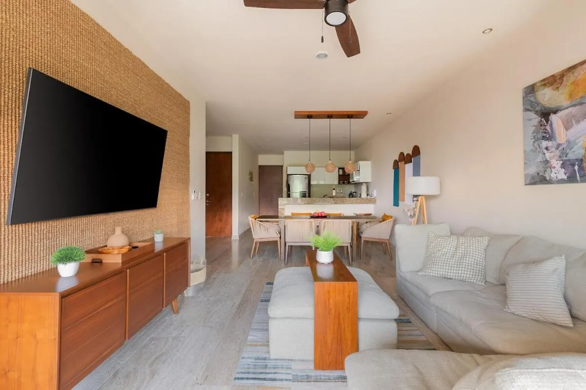 Ph 3 Bdr, Priv Pool, Barbacue In Tulum Apartment