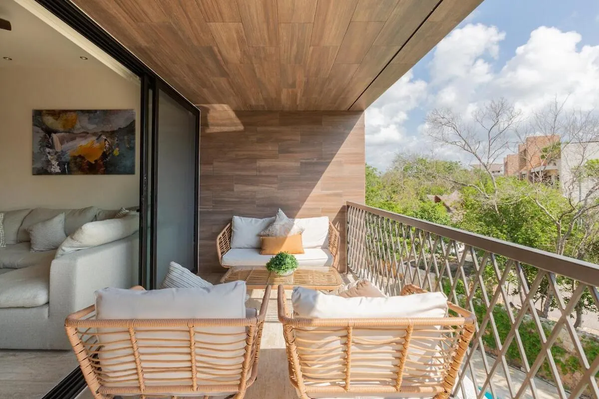 Ph 3 Bdr, Priv Pool, Barbacue In Tulum Apartment